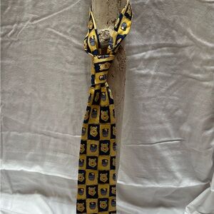 Winnie the Pooh Yellow and Blue Patterned Tie